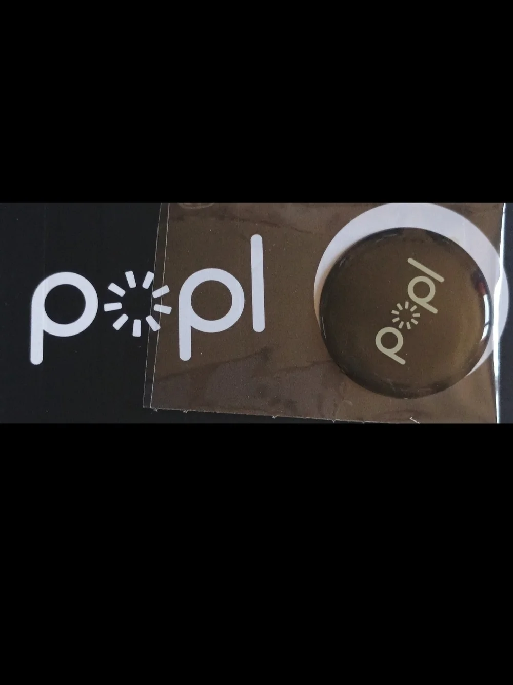 POPL Branded Black NFC BUSINESS Sharing Disk New
